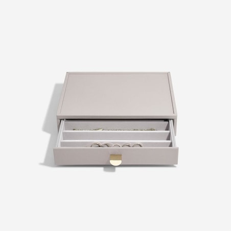 Szkatułka na naszyjniki Stackers classic taupe z szufladą