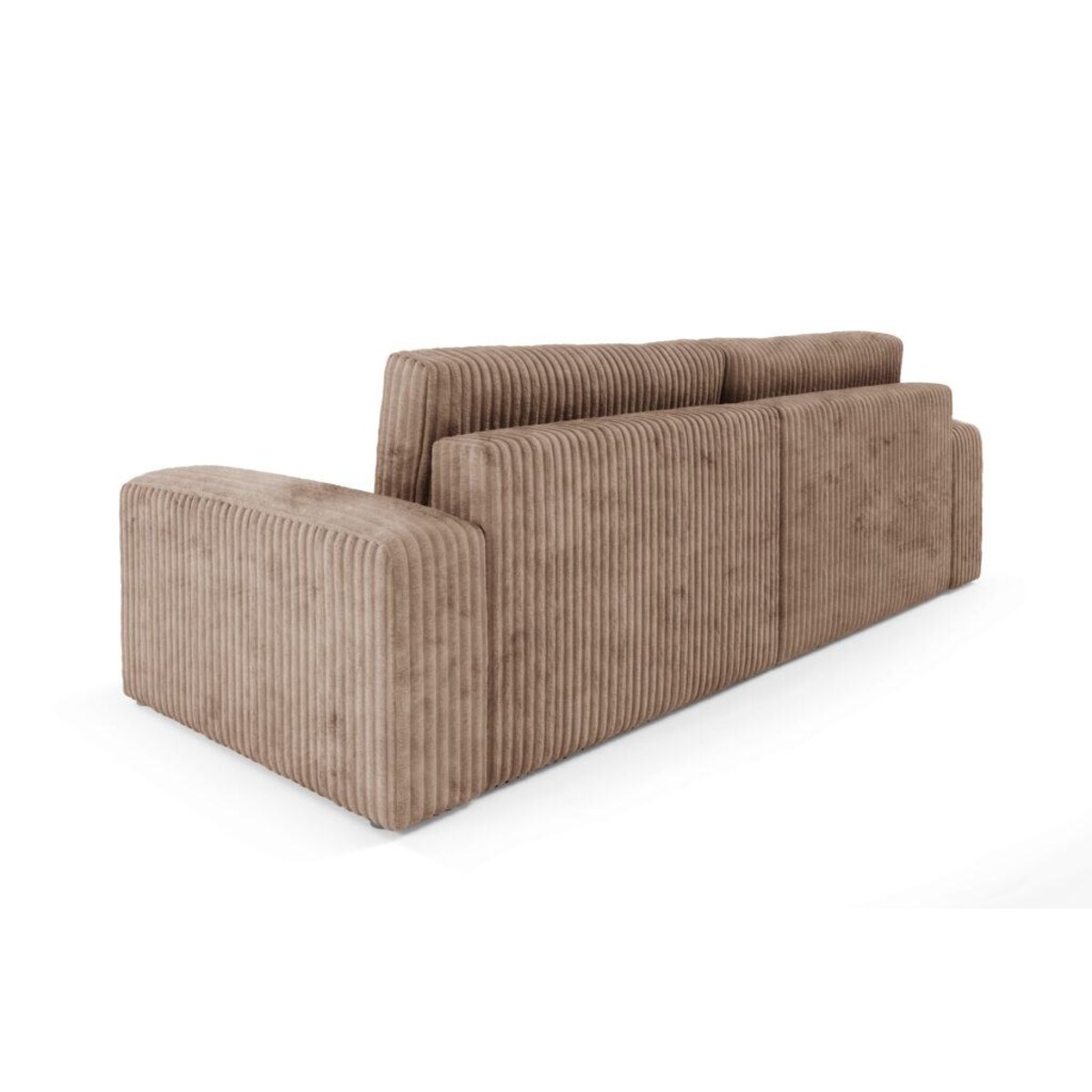 Sofa FANO z bokami funkcja spania sztruks Kolor: TILIA 77