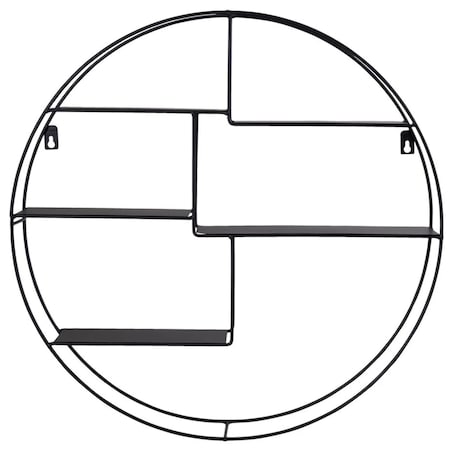 House Nordic Półka Sophie, czarna stal
