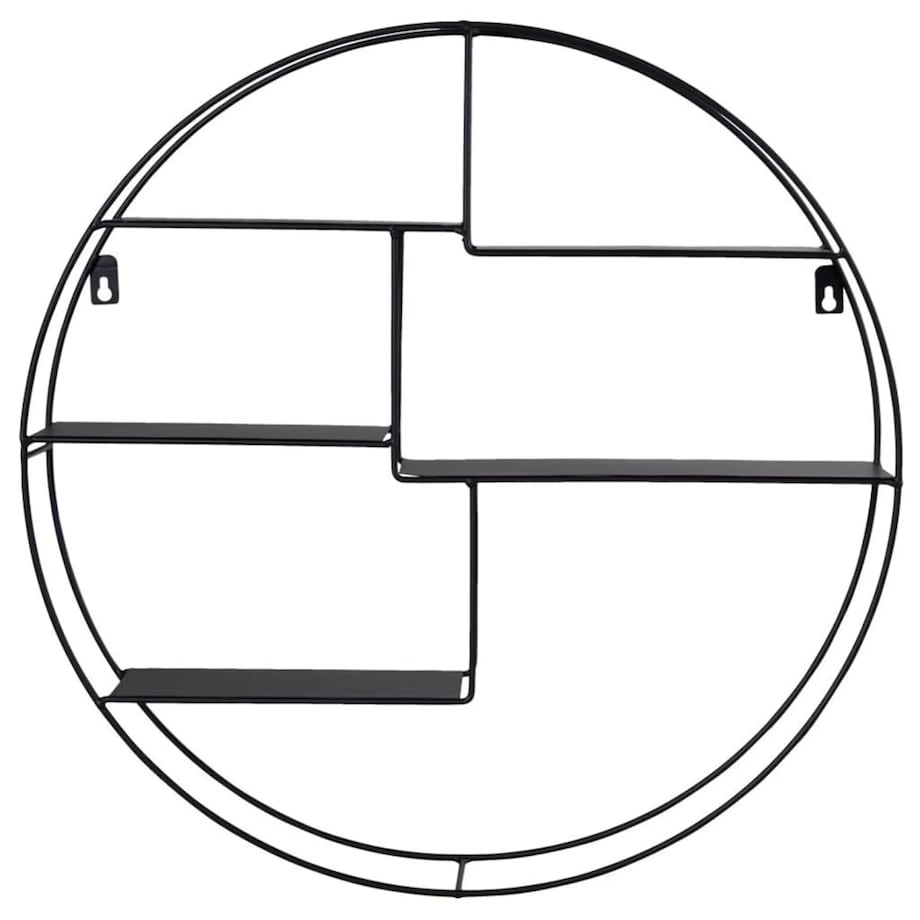 House Nordic Półka Sophie, czarna stal