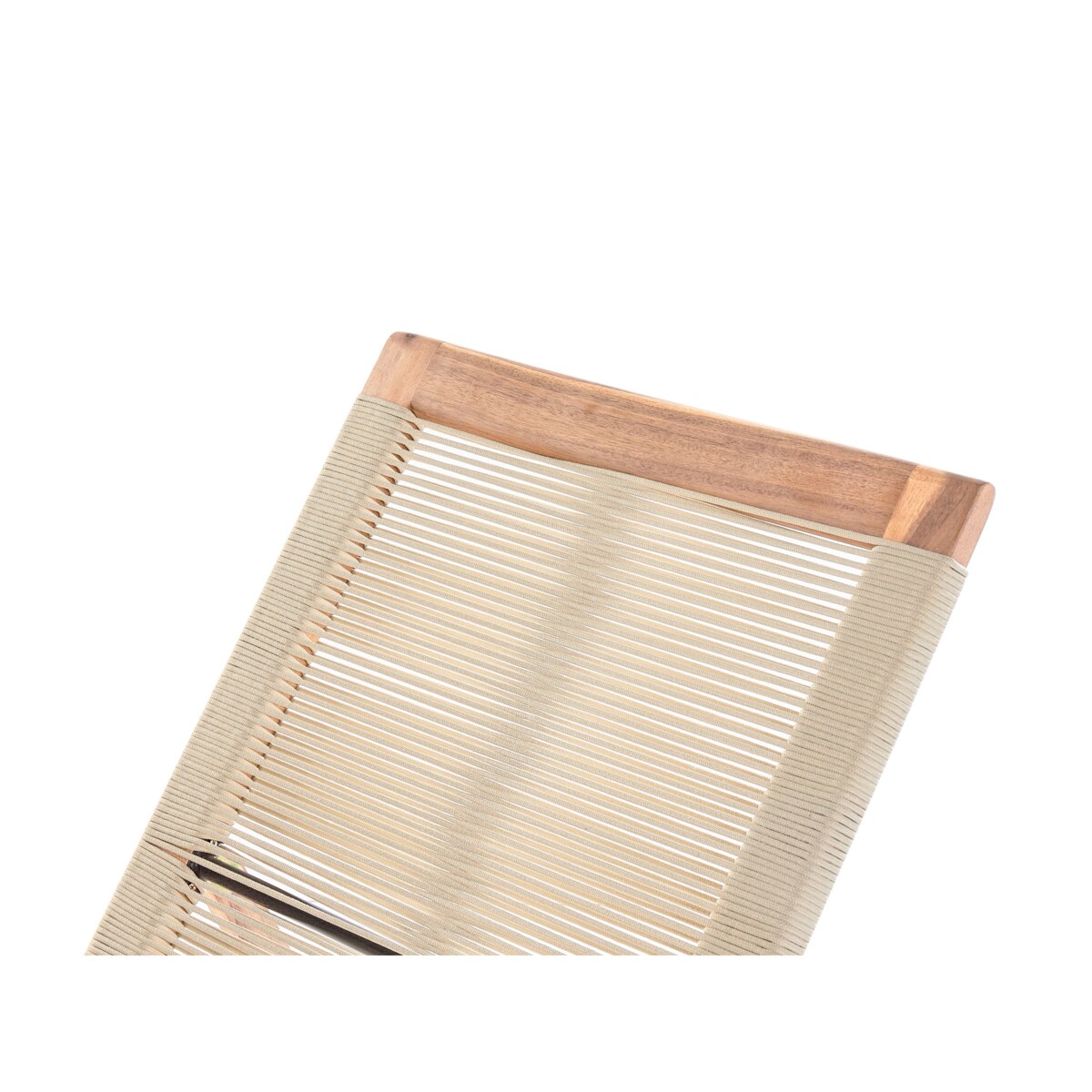 Leżak Drewno akacjowe Beżowy PROSSEDI