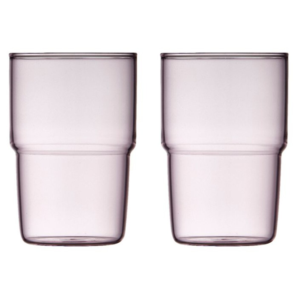 Szklanki do napojów Torino 400 ml 2 sztuki różowe 30199