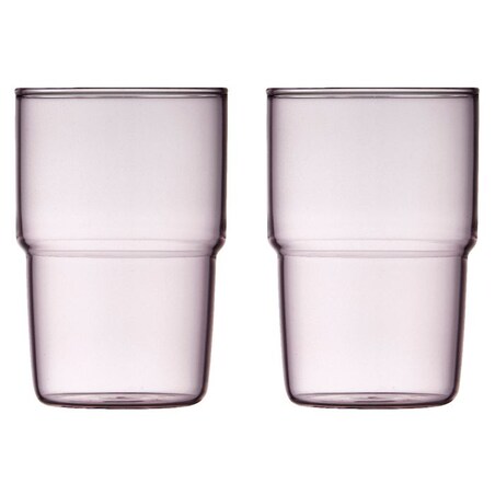 Szklanki do napojów Torino 400 ml 2 sztuki różowe 30199