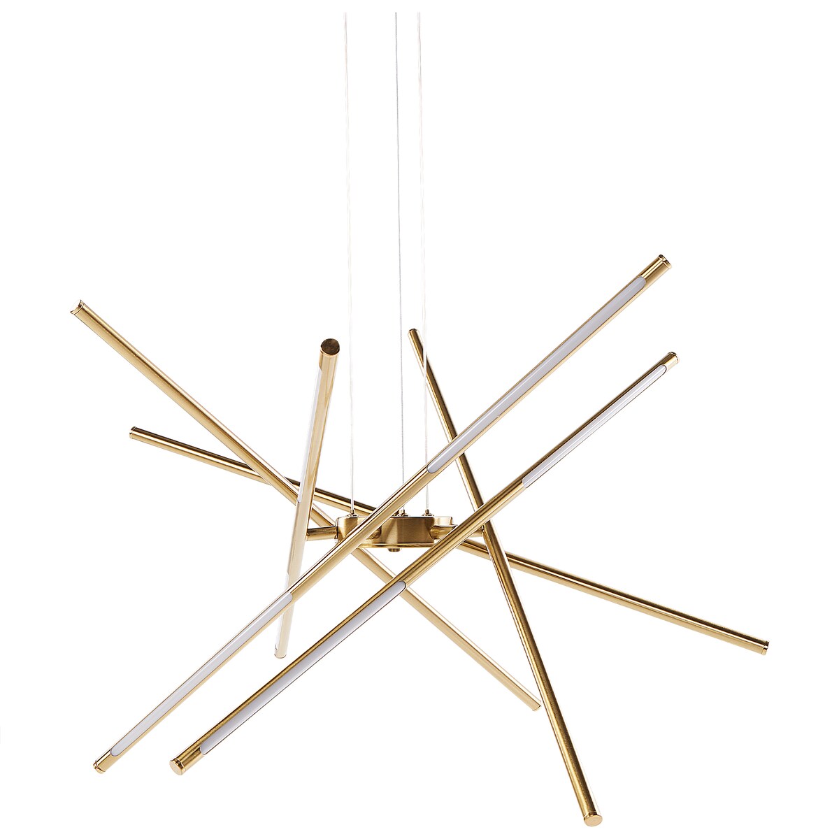 Lampa wisząca LED PALUN Ze ściemniaczem Metal Złoty