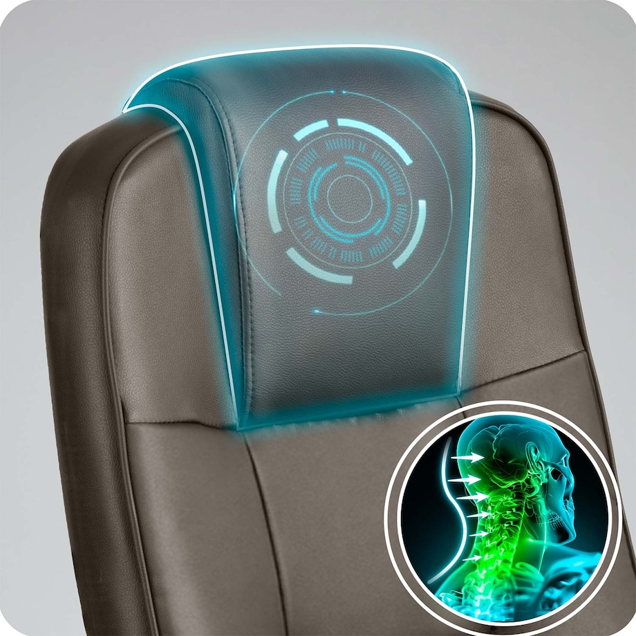 Fotel biurowy Sofotel 402C brązowy - dark brown