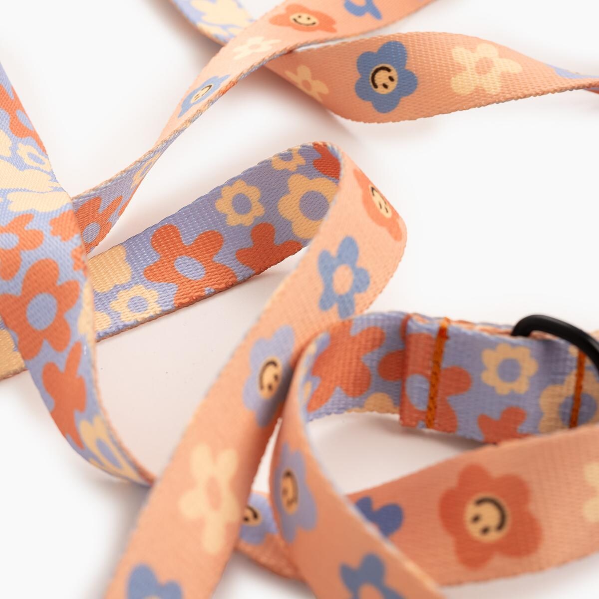 Smycz przepinana dla psa lub kota "Oopsy Daisy" - Szerokość taśmy: 25mm, Rozmiar: S oraz Rodzaj: Duży karabinek