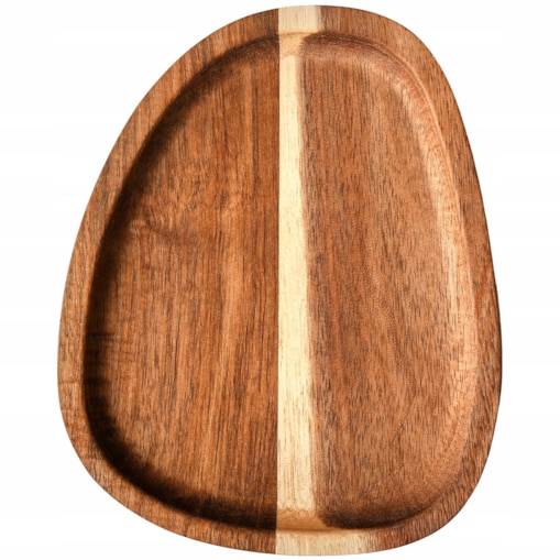 MAŁA TACKA TACA KUCHENNA DREWNIANA NA NACZYNIA KLUCZE BOHO DO SALONU DOMU