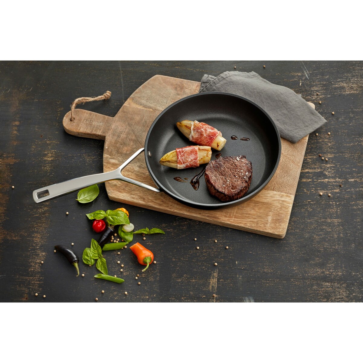 Patelnia tytanowa Demeyere Alu Pro 5 - 32 cm