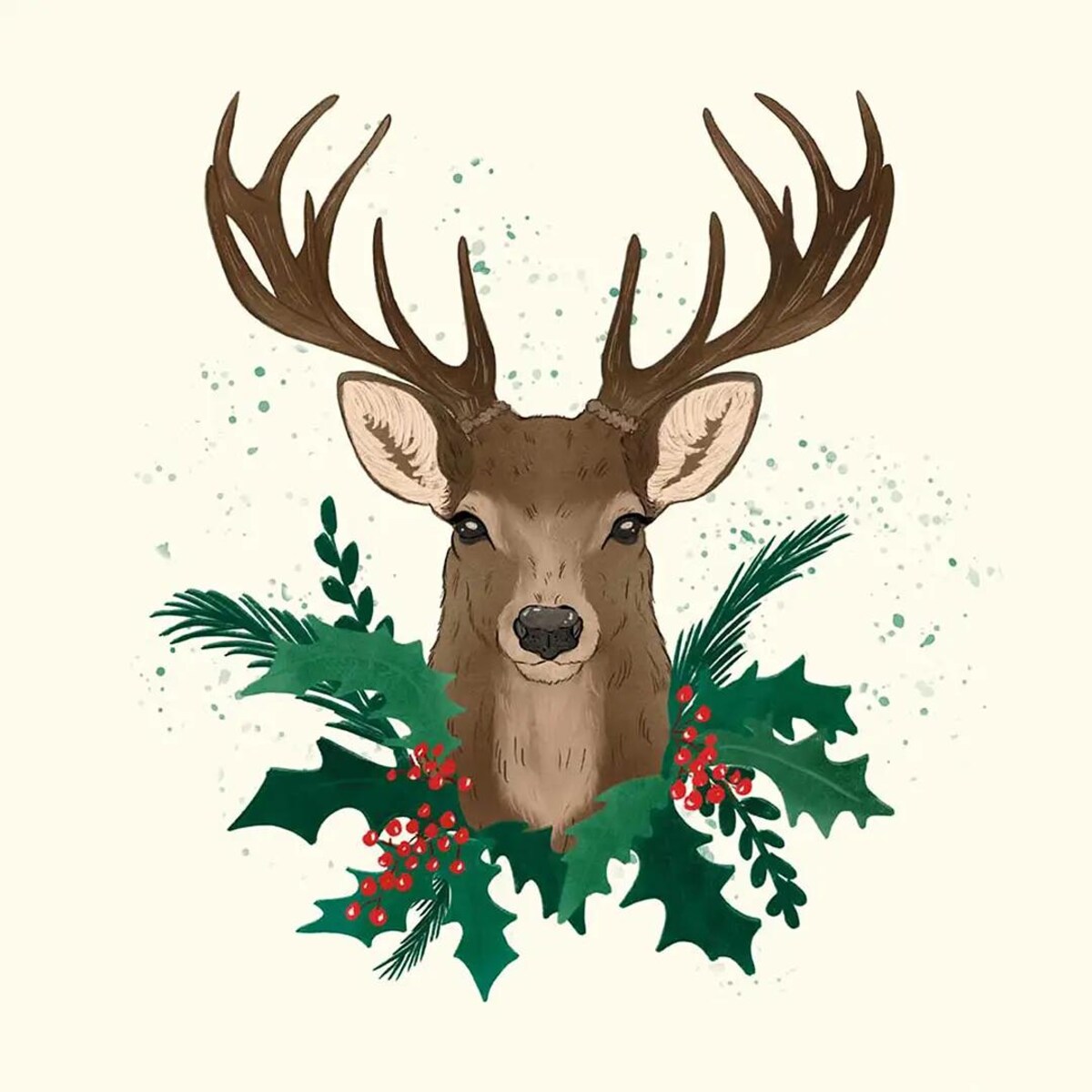 Podkładki świąteczne - Jeleń