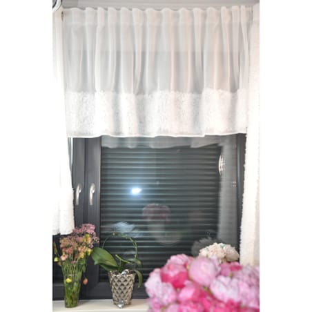 firana "lumiere 3D" z aplikacją 3d 200x70 | biała