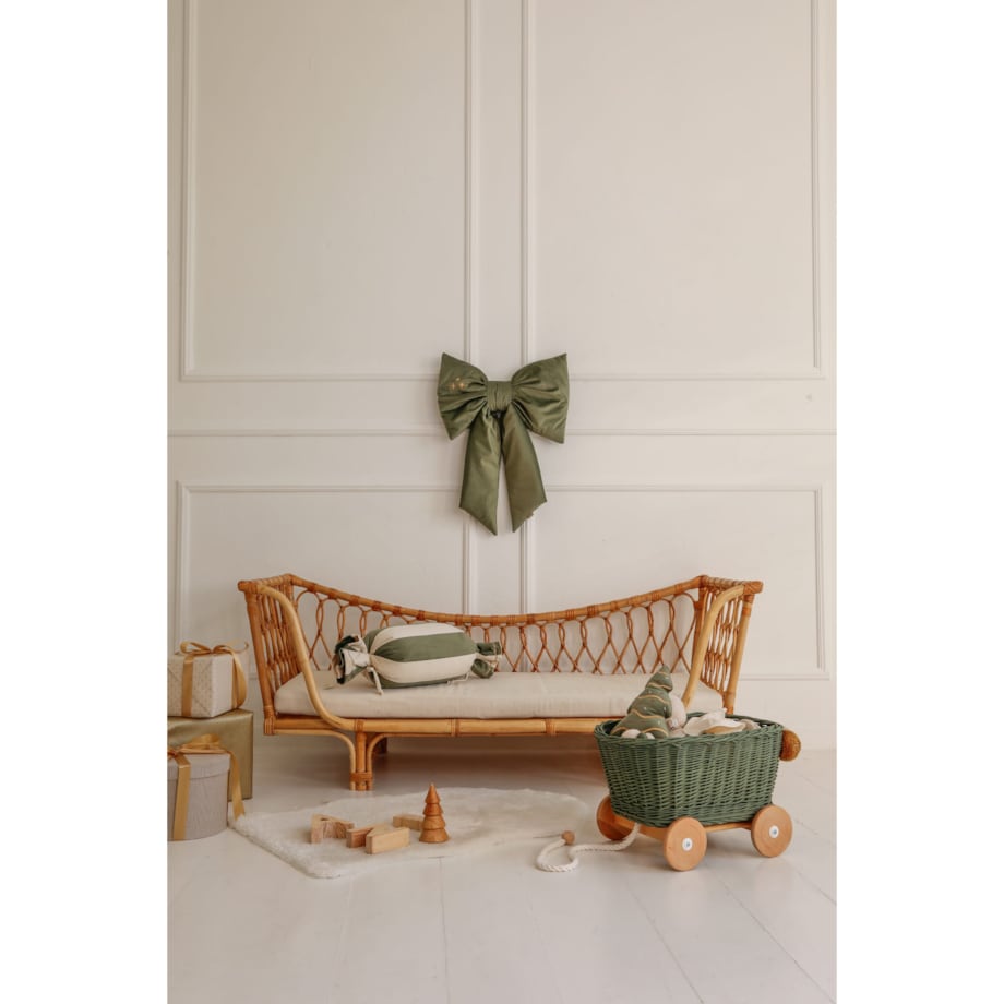 Kokarda Świąteczna Delux Forest Green - L