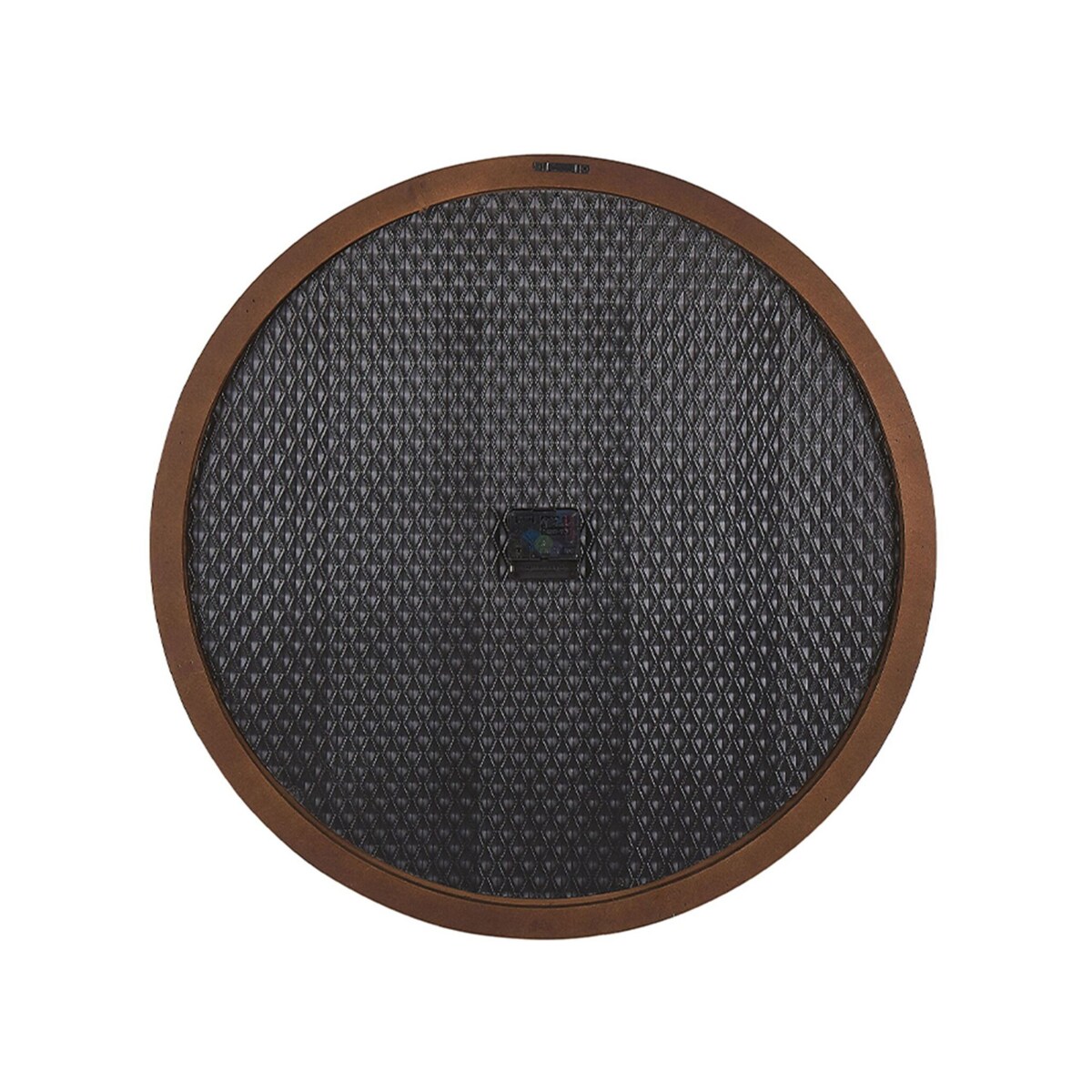 Zegar ścienny ø 60 cm ciemne drewno CUILCO