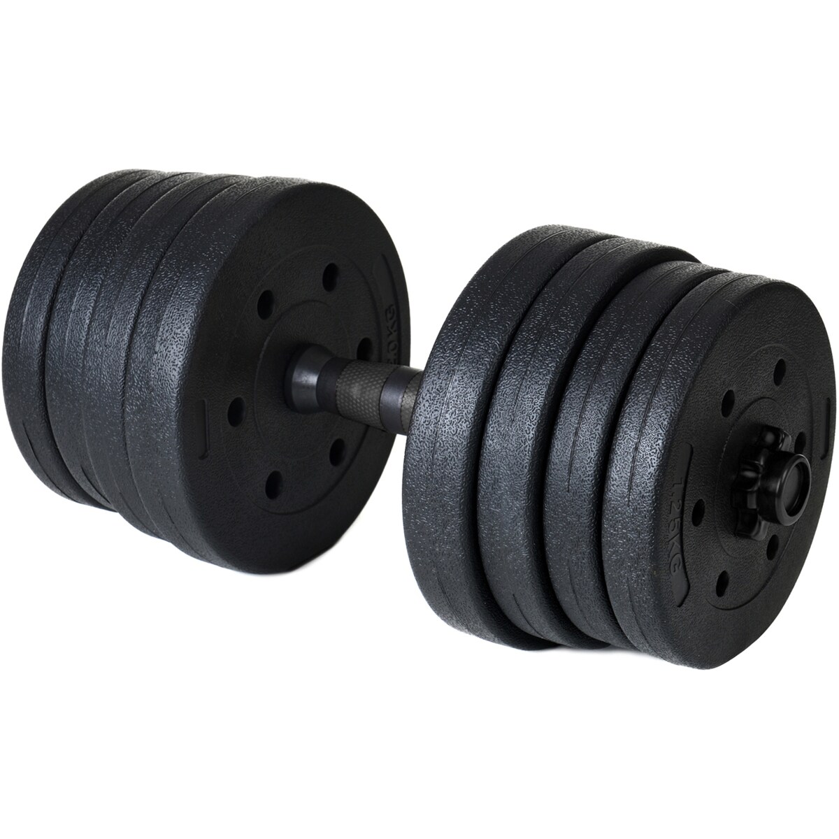 Zestaw hantli 2x15kg hantle bitumiczne 30 kg regulowane funfit
