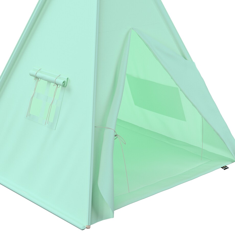 Mata do tipi, miętowy, 110x110, Happiness