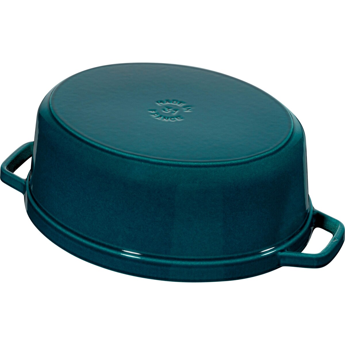 Garnek żeliwny owalny Staub - 5.5 ltr, Morski