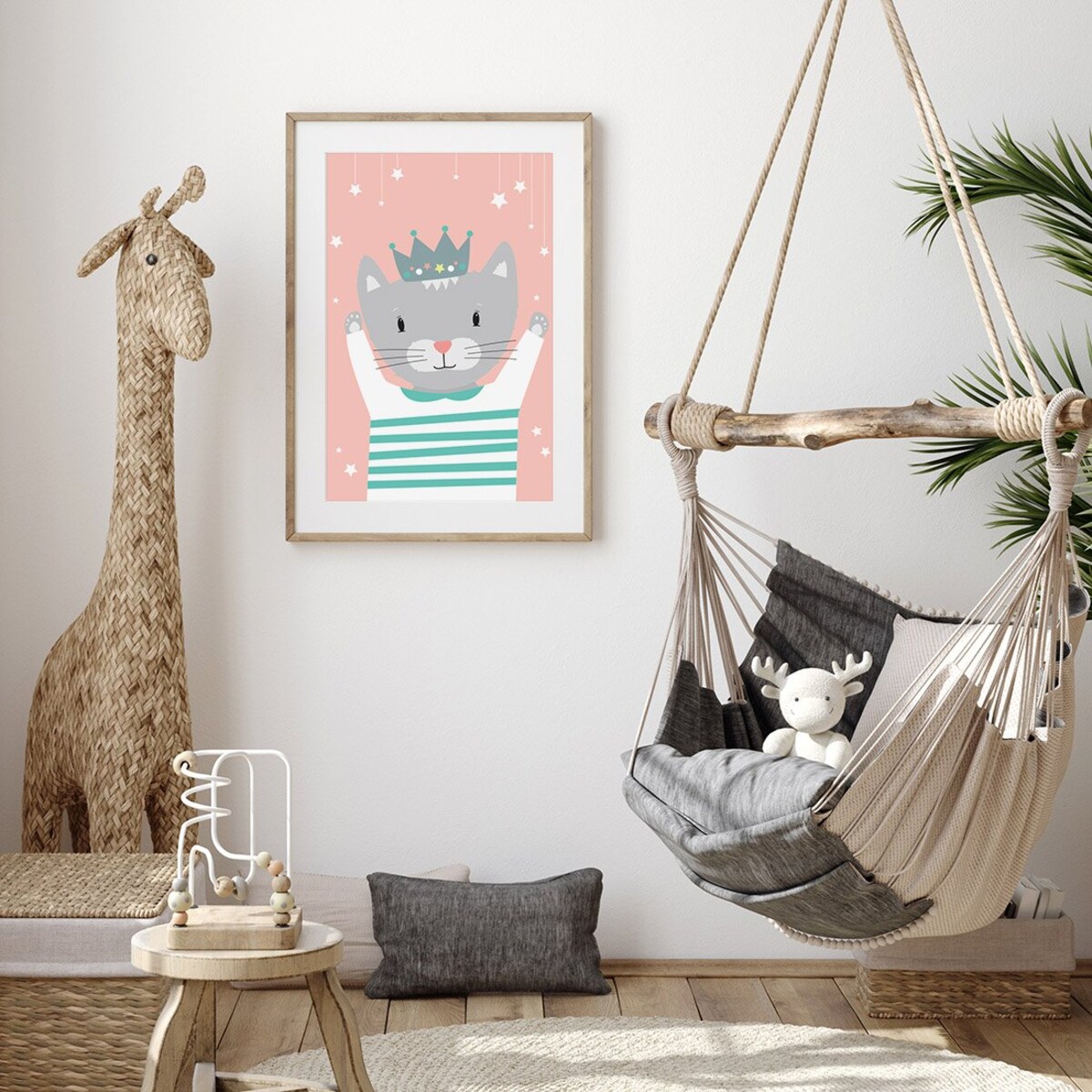 Plakat dla dzieci Kotka Mia 20x30