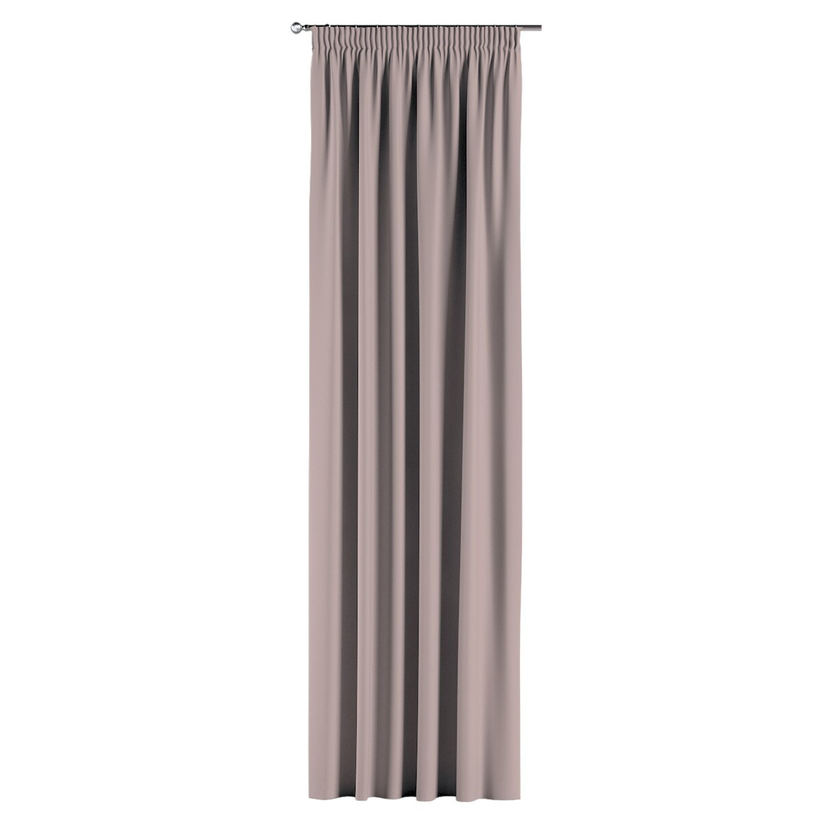 Zasłona na taśmie marszczącej 1 szt. 130x245 różany beż