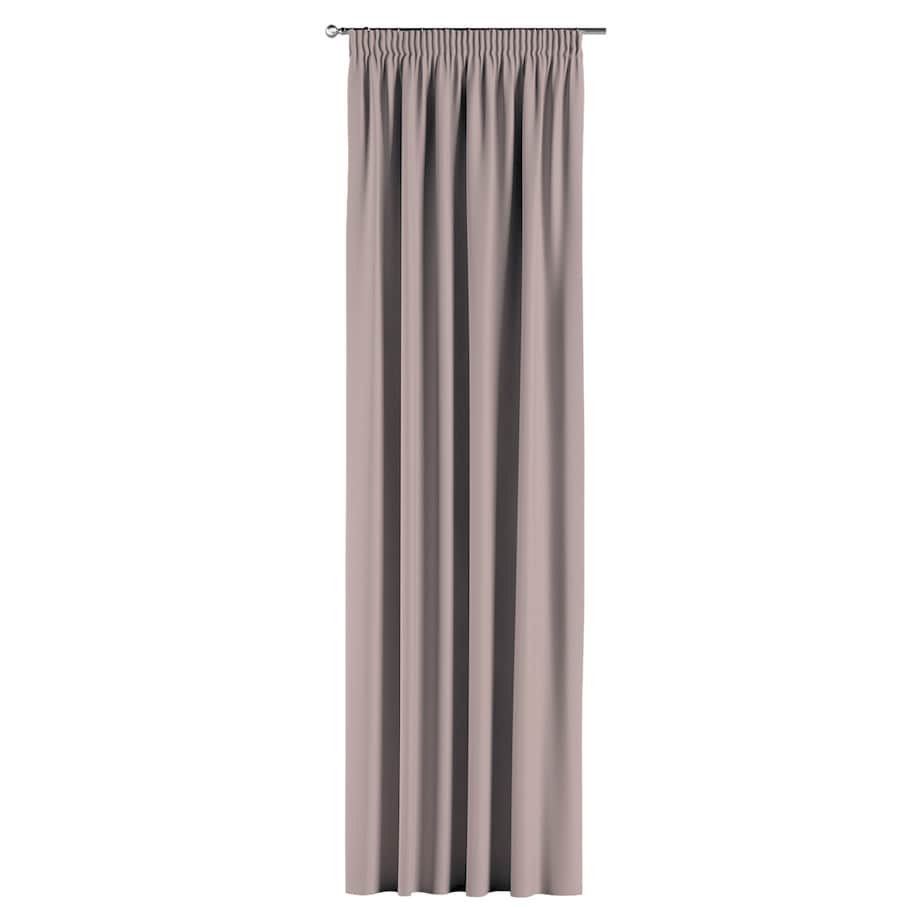 Zasłona na taśmie marszczącej 1 szt. 130x245 różany beż