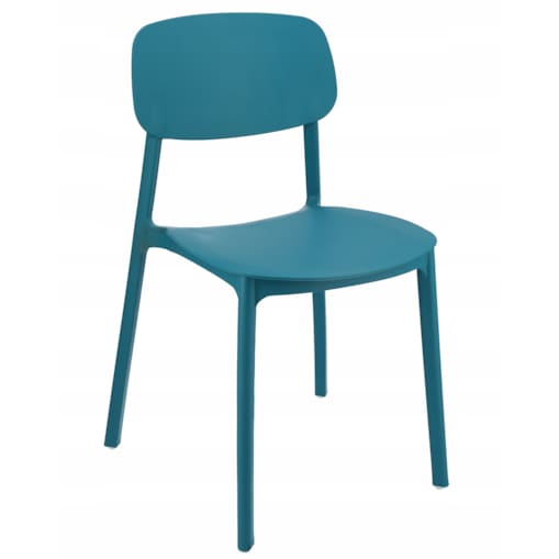 Krzesło ogrodowe plastikowe LARA marine