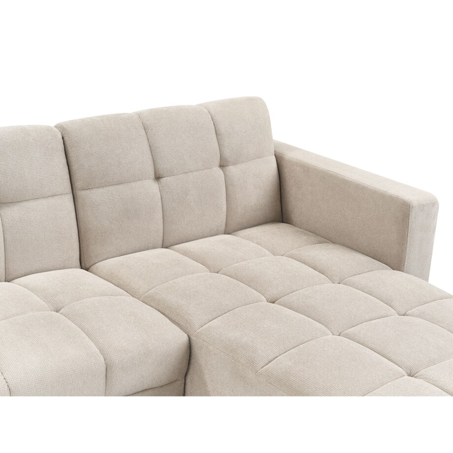 Sofa w kształcie U ALNES Beżowy dla 6 osób Symetryczny