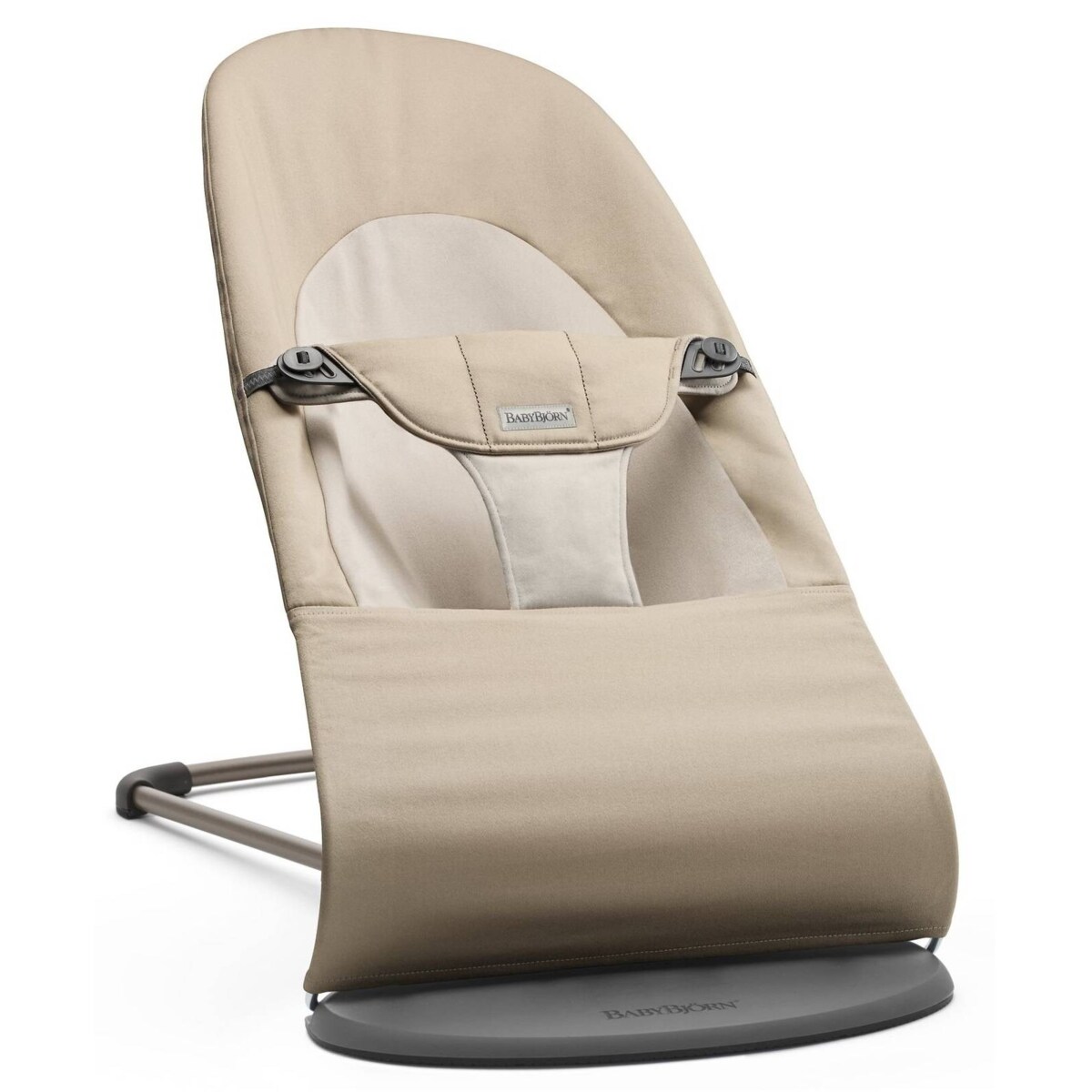 BABYBJORN - leżaczek BALANCE SOFT WOVEN- Khaki / Beżowy