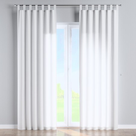 Zasłona na szelkach 1 szt. 130x260 biały