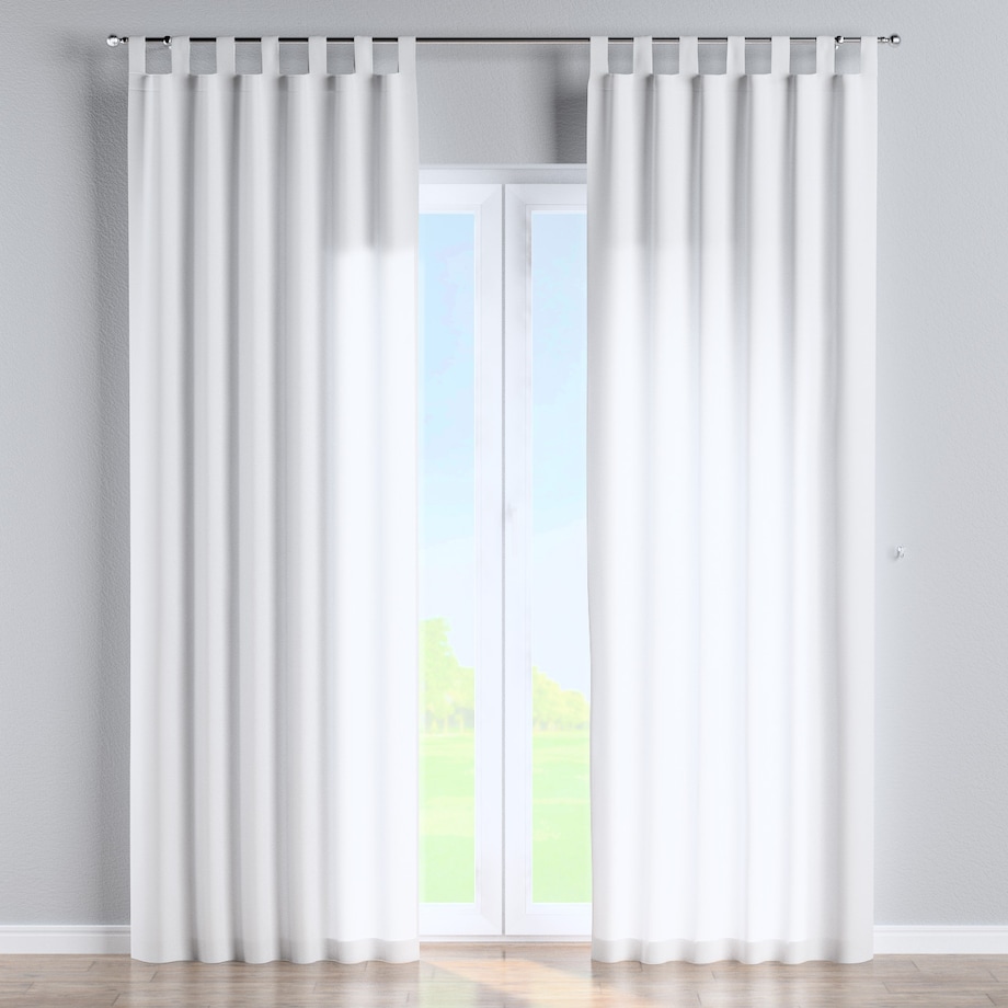 Zasłona na szelkach 1 szt. 130x260 biały