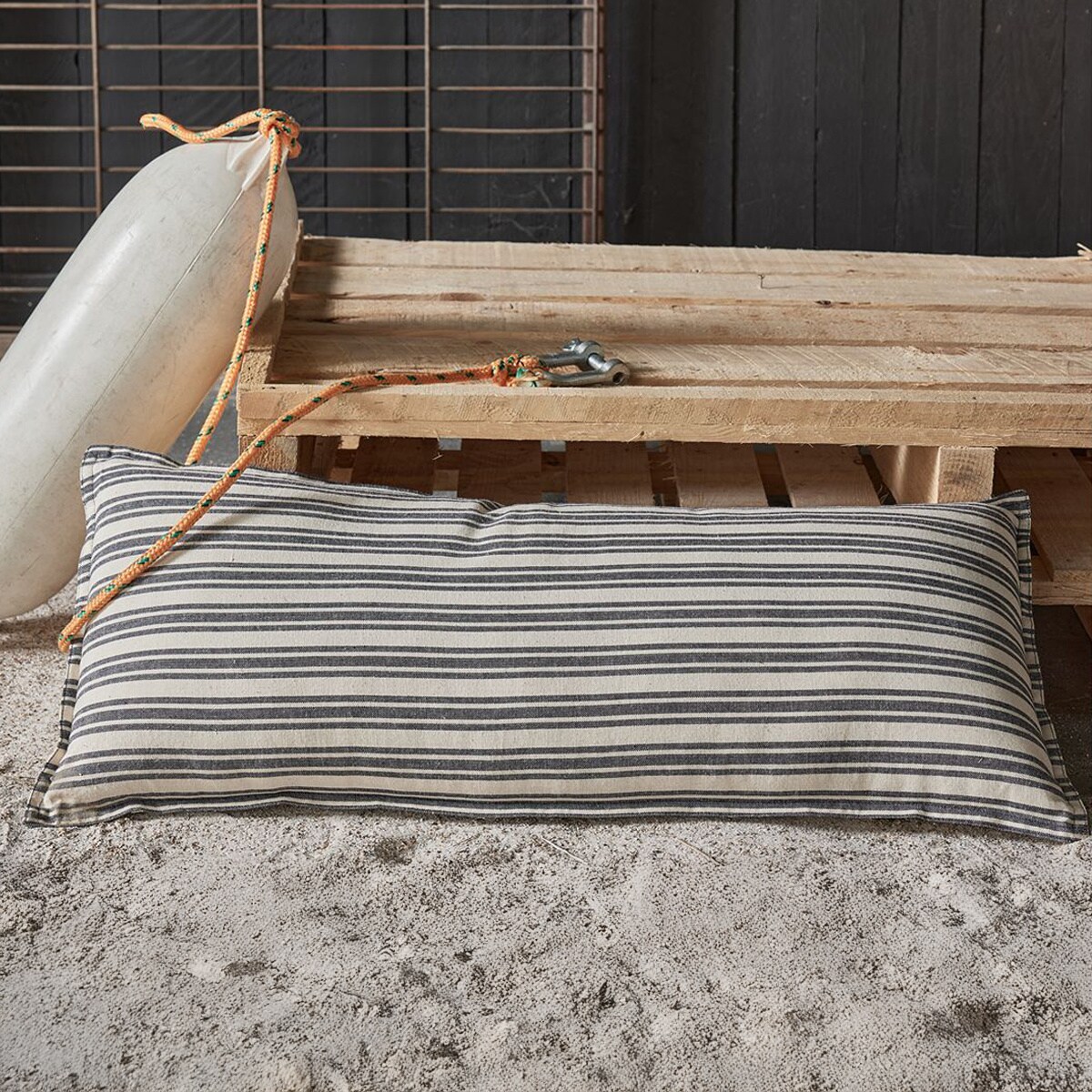 Poduszka bawełniana na ławkę, 35 x 80 cm, BEACH HUT