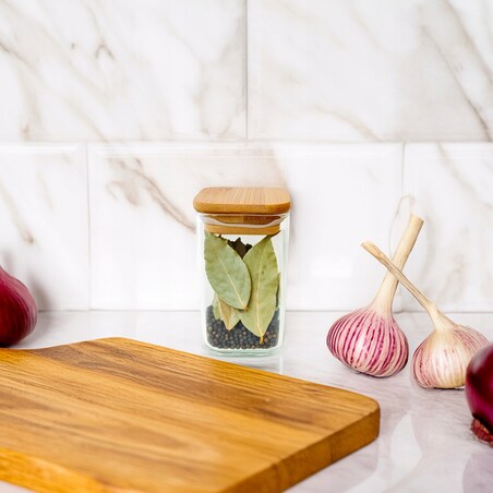 POJEMNIK Z PRZYKRYWKĄ NA PRZYPRAWY 300ml kawę herbatę żywność deserki