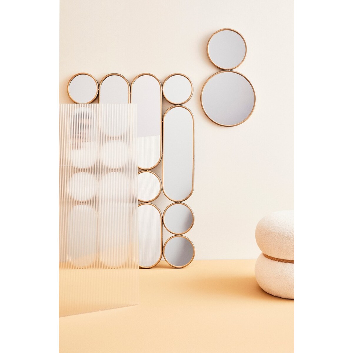 BIZZOTTO lustro ścienne HANIMA złote