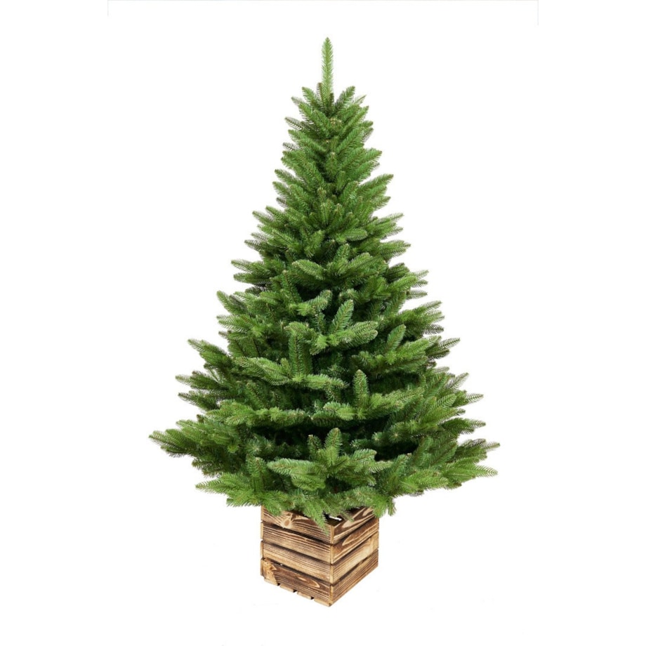 Dekoracja - choinka w skrzyni AUTUNNO 150x105 cm