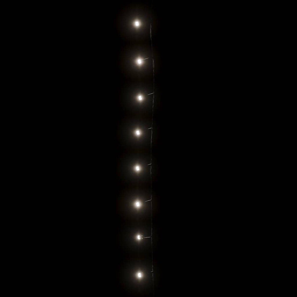vidaXL Sznur lampek LED, 150 diod w kolorze zimnej bieli, 15 m, PVC