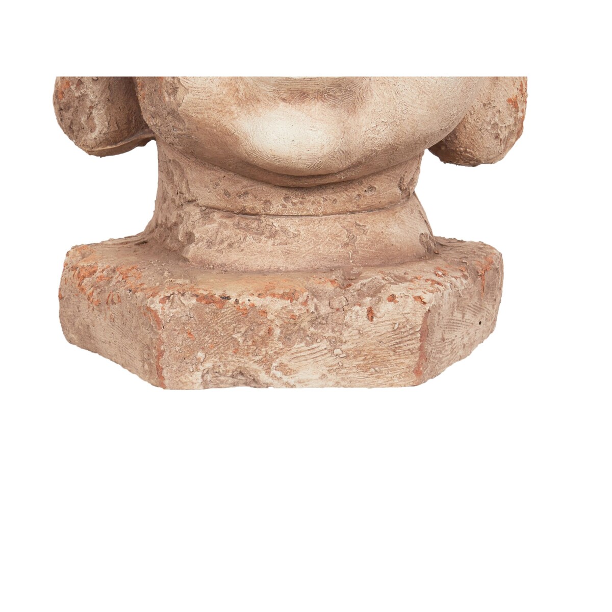 Doniczka w kształcie głowy Buddy piaskowa BUTOMUS