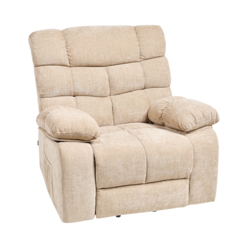 Fotel Tkanina Beżowy ARES