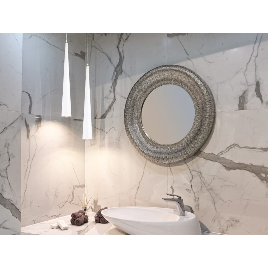 Zwis kuchenny nad stół SLIM P0001 Maxlight stożek metalowy biały