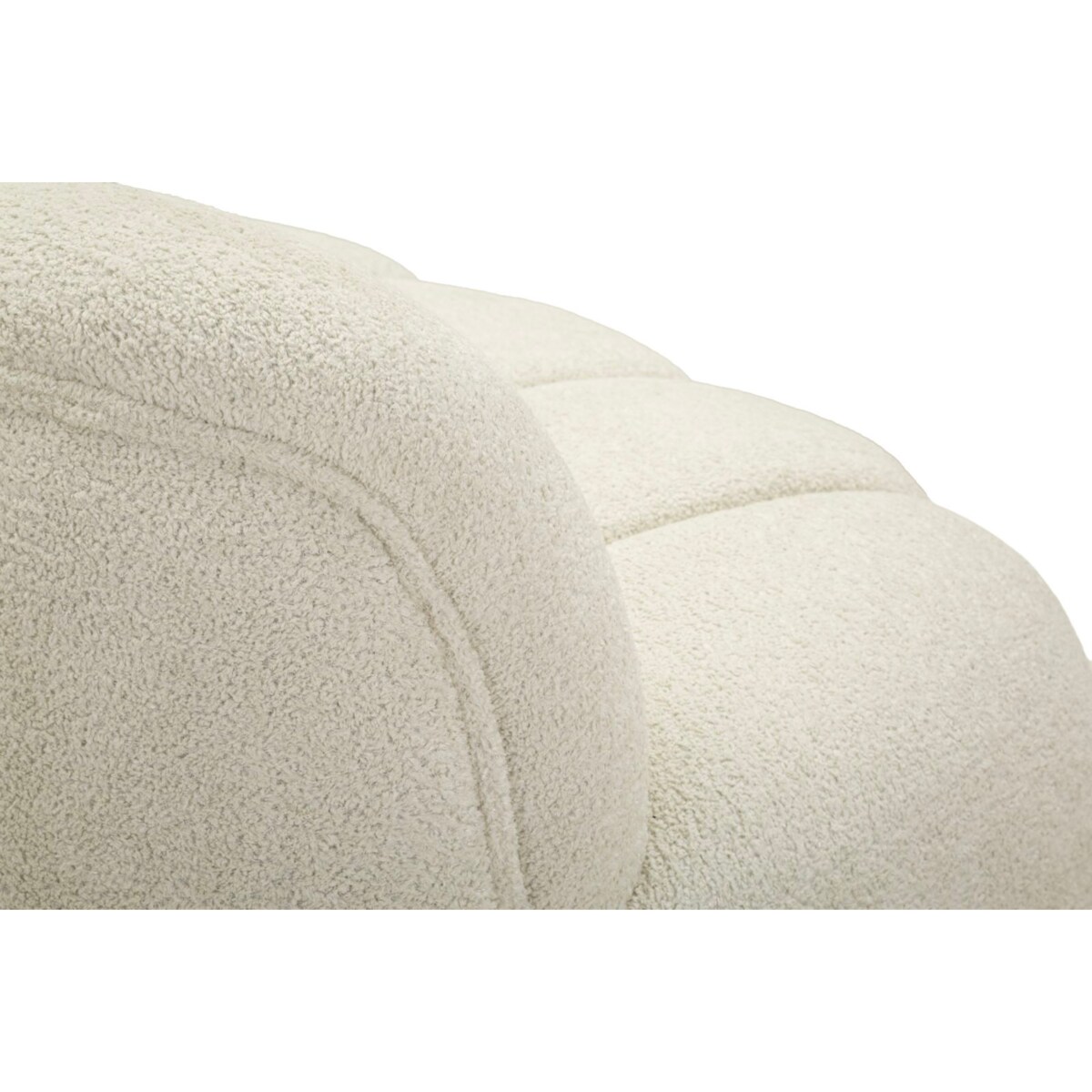 Sofa Ball, kolor biały, poliester i sklejka, 145 x 80 x 69 cm, do salonu, Mauro Ferretti