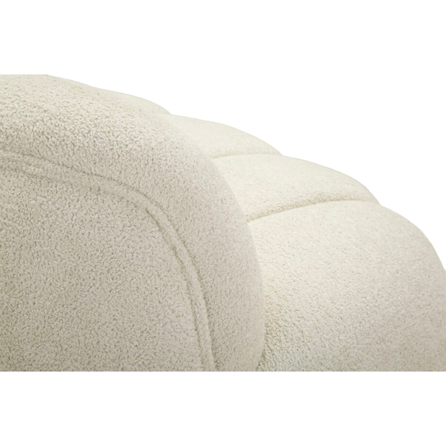 Sofa Ball, kolor biały, poliester i sklejka, 145 x 80 x 69 cm, do salonu, Mauro Ferretti