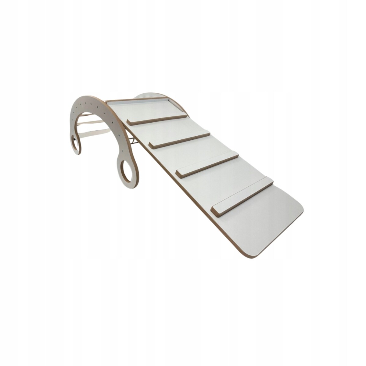 Drewniany Bujak Montessori dla dzieci + Poduszka +Drabinka/Zjeżdżalnia CE