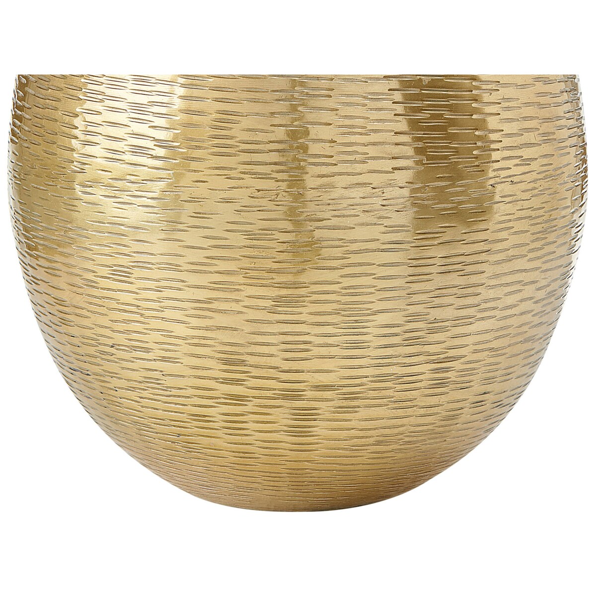 Zestaw 2 wazonów na kwiaty metalowy złoty MOHENJO