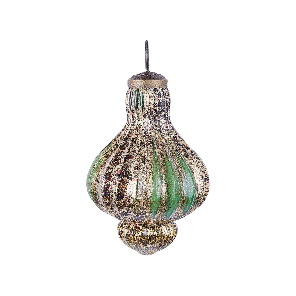 Zestaw 8 bombek BRILLANT Szkło Zielony