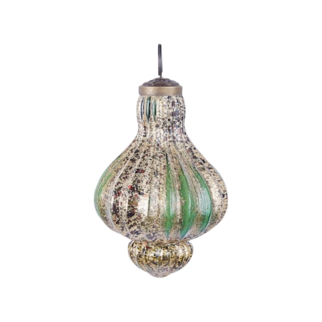 Zestaw 8 bombek BRILLANT Szkło Zielony