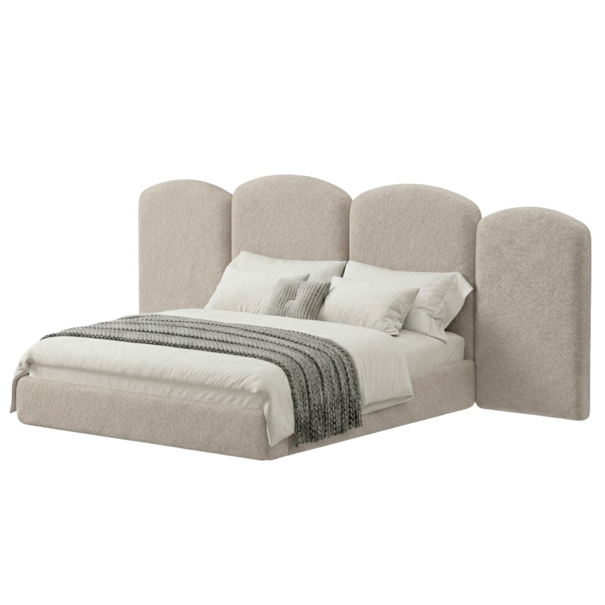 Łóżko Tapicerowane Ravello 160X200 Stelaż Pojemnik Na Pościel Loop 06