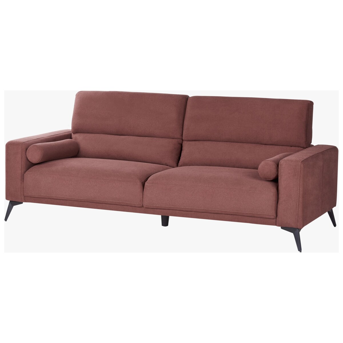 Sofa 3-osobowa burgundowa ANGE