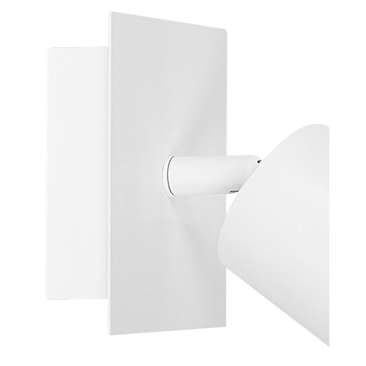 Zestaw 2 lamp spot metalowych biały TIGRIS