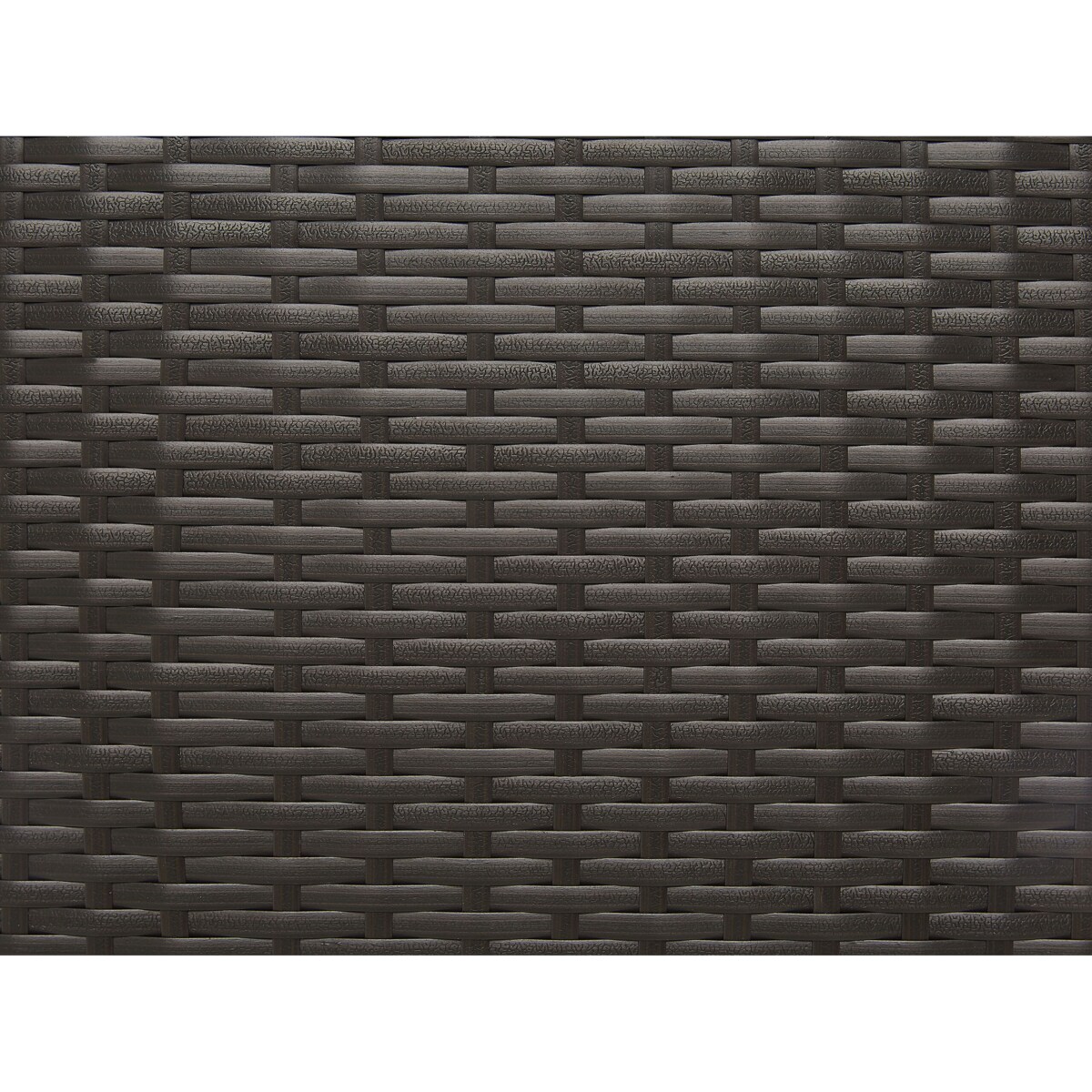 Skrzynia ogrodowa z technorattanu 155 x 75 cm brązowa MODENA