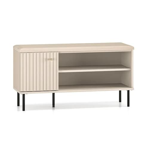 Szafka na buty z siedziskiem ELLEN 1D kaszmir