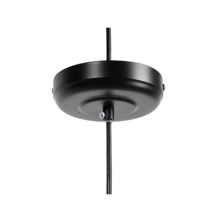 Lampa wisząca metalowa czarna LEMME