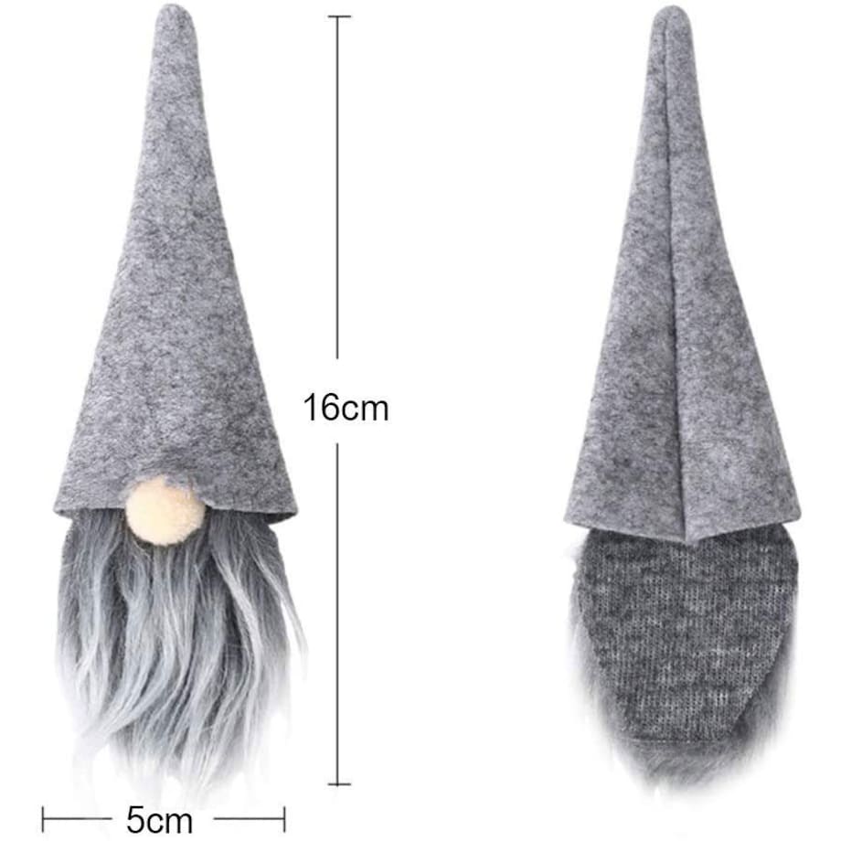 Pokrowce świąteczne na butelkę Mikołaj 6 szt KF323-6