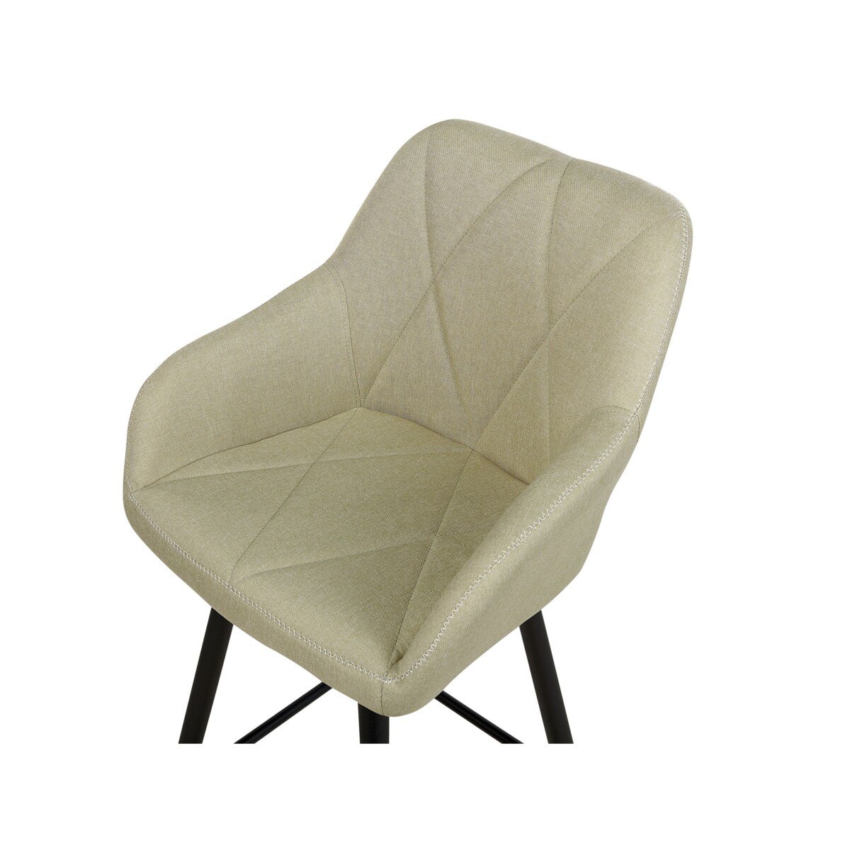 Zestaw 2 krzeseł barowych jasnozielony DARIEN