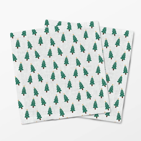 Serwetki świąteczne - Choinki (2 szt.)